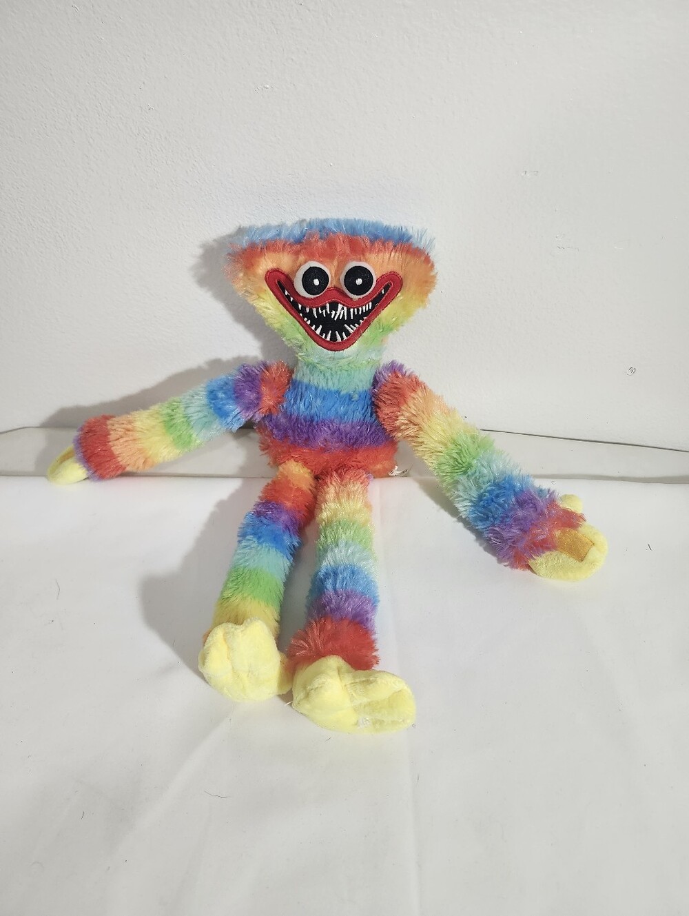 Rainbow Plush Monster Stuffed Toy - Multicolor Monkey Like